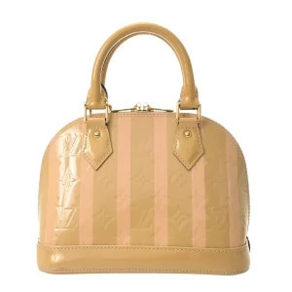 Louis Vuitton Rayures Alma Dune Top Handle Bag Cream
